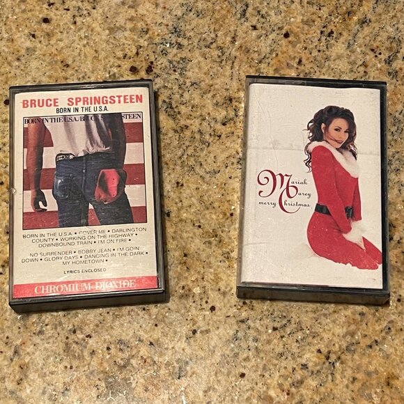 Bruce Springsteen / Mariah Carey Cassette - Picture 1 of 5